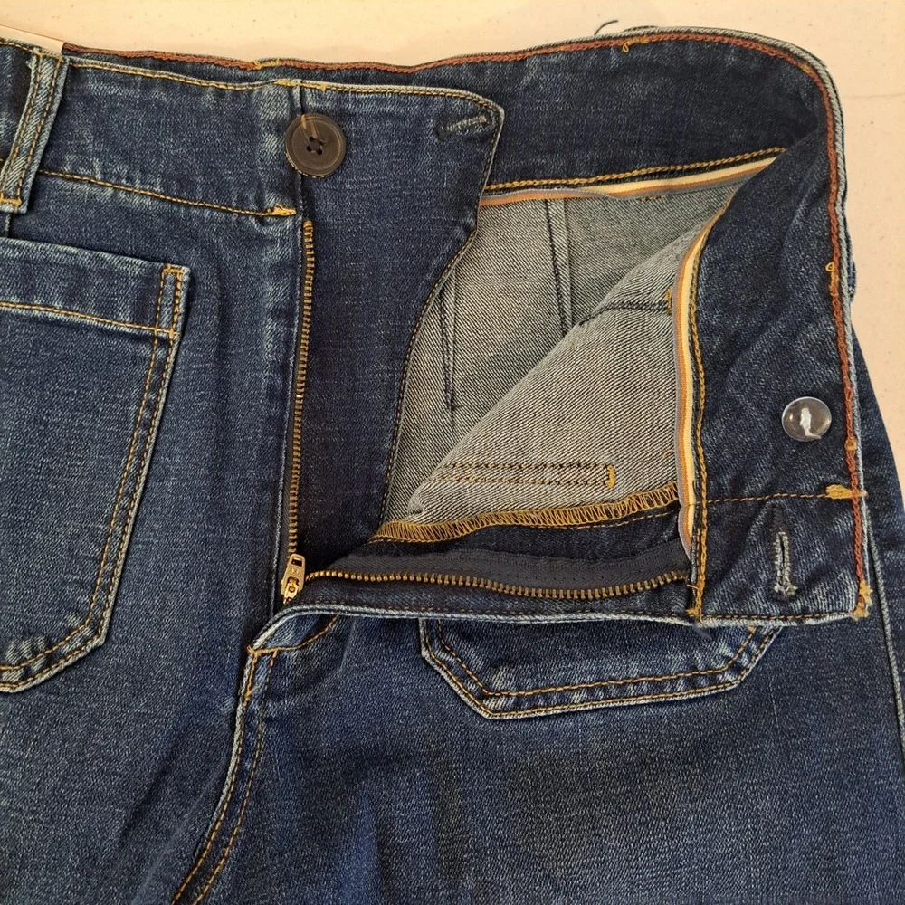 Scotch & Soda Womens Jeans 8 Dark Blue NWT Wide Leg Utility 1721-450